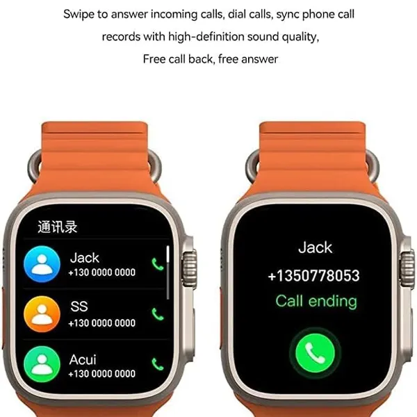 Smart Watch Ultra T800 ساعة سمارت Ultra T800 - الصورة 3